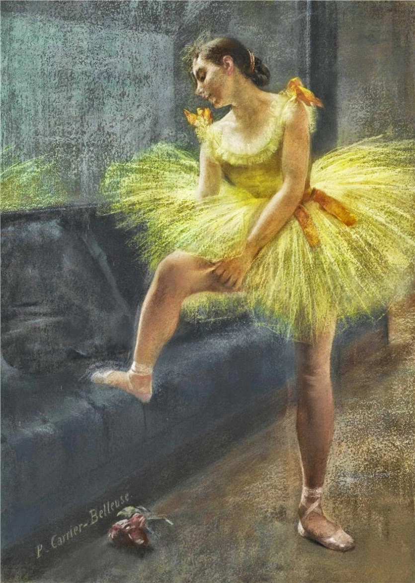 Ballerina con tutu giallo
